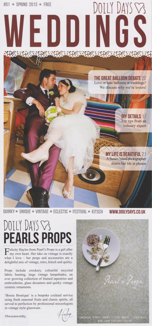 Doliy Days Wedding Blog for Pearls Prop's